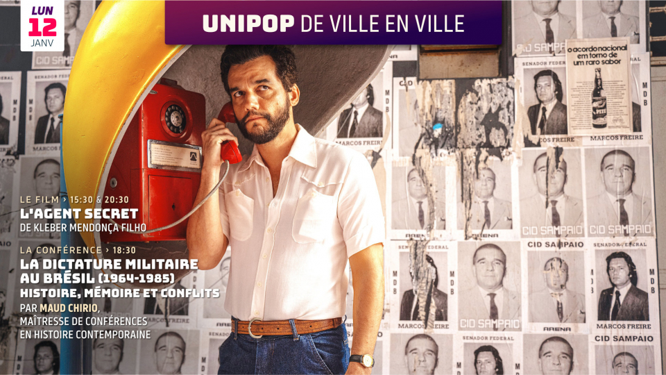 Histoire et mémoire de la dictature au Brésil par Maud Chirio – Avant-première « L&rsquo;Agent secret » de Kleber Mendonça Filho