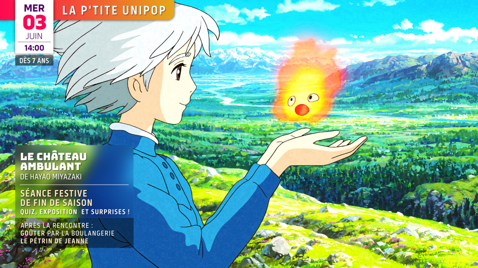 La P&rsquo;tite Unipop : LE CHÂTEAU AMBULANT de Hayao Miyazaki