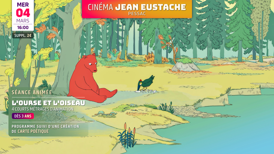 Séance animée : L&rsquo;OURSE ET L&rsquo;OISEAU (dès 3 ans)