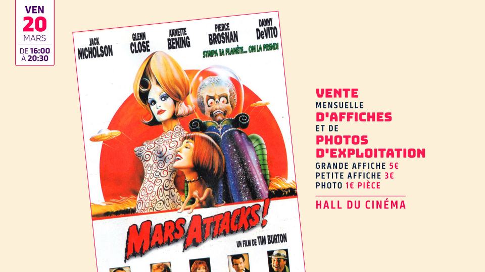 Vente d&rsquo;affiches de cinéma et de photos d&rsquo;exploitation