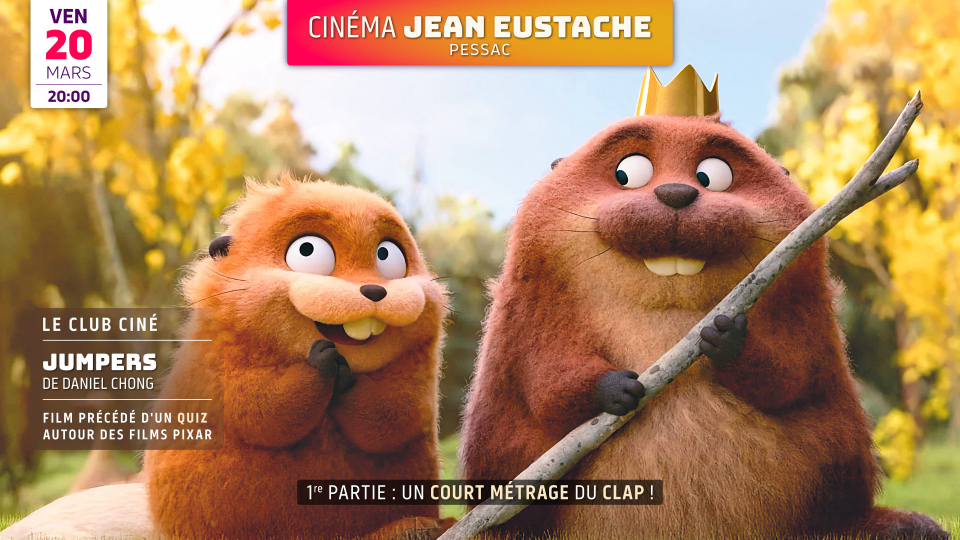 CLUB CINÉ #6 Jumpers de Daniel Chong, suivi d’un Quiz Pixar animé par les Ambassadeurs·rices Club Ciné