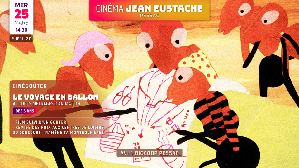 Cinégoûter : LE VOYAGE EN BALLON (dès 3 ans)