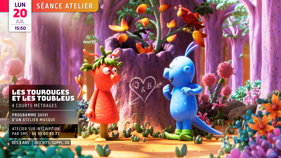 Séance atelier : LES TOUROUGES ET LES TOUBLEUS (dès 3 ans)