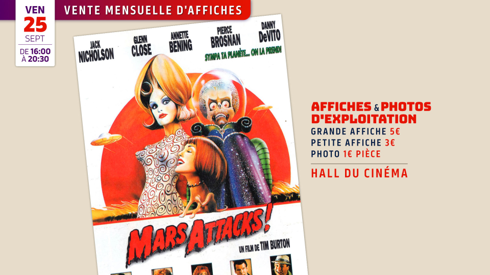 Vente d&rsquo;affiches de cinéma et de photos d&rsquo;exploitation