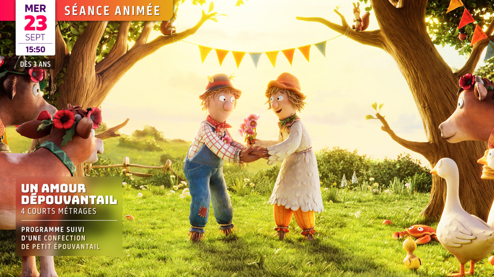 Séance animée : UN AMOUR D&rsquo;ÉPOUVANTAIL (dès 3 ans)